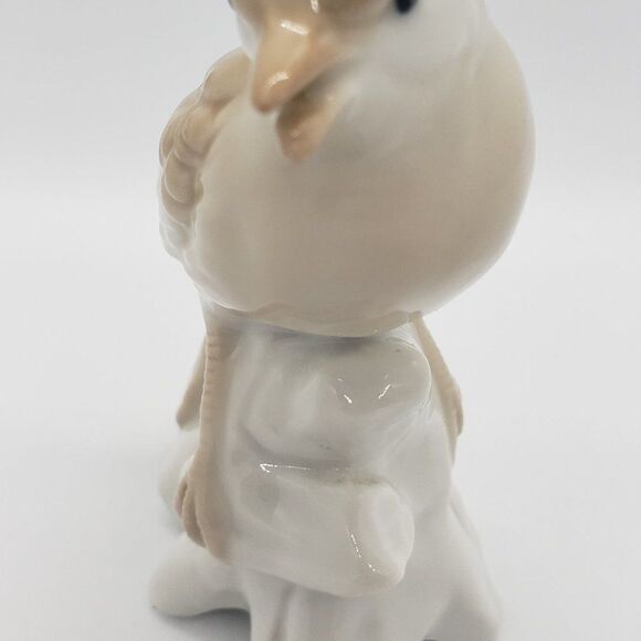 Otagiri Vintage Beige White Bird on Branch Porcelain Figurine - Picture 2 of 9
